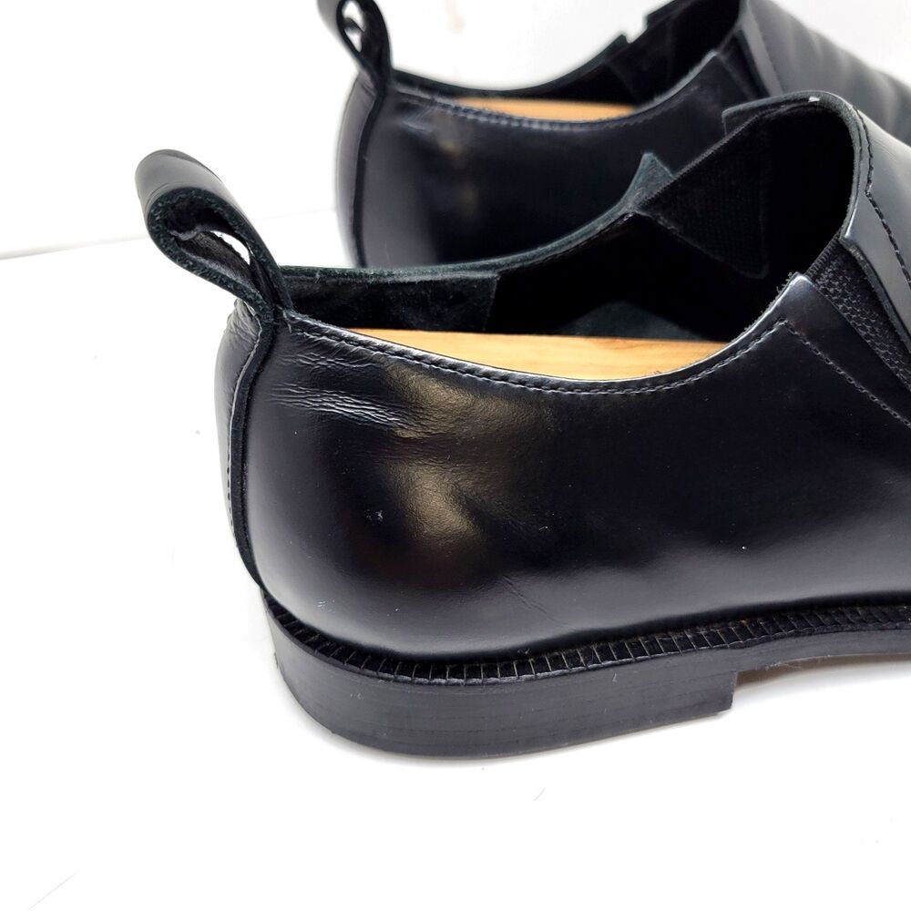 Comme Des Garcons Black Leather Loafers 24cm Womens US 7 Mens US 6 - Picture 5 of 16